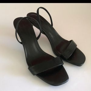 Zara square toe heel